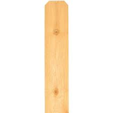 5 X2f 8 In X 5 1 X2f 2 In X 6 Ft Western Red Cedar Dog Ear Fence Picket 63023 The Home Depot Cedar Fence Cedar Fence Pickets Fence Pickets