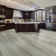 Therefore, cabinets in dark gray, black or even dark brown work well against most types of hickory floor. 75 Beautiful Vinyl Floor Kitchen With Dark Wood Cabinets Pictures Ideas July 2021 Houzz