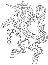 Gilded Heraldry Unicorn Quilling Patterns Coloring Pages Embroidery Patterns