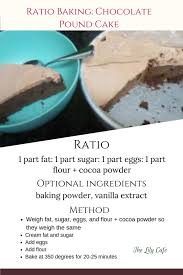 Adventures In Ratio Baking Too Many Types Of Cake The Lily Cafe Types Of Cakes Baking Baking Science