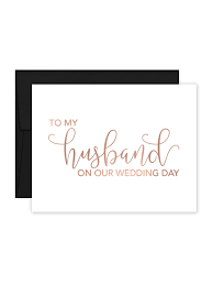 To My Husband On Our Wedding Day Card Wedding Day Cards Our Wedding Day Our Wedding