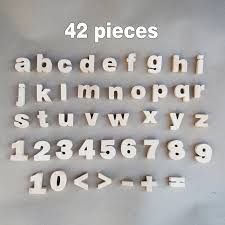 Learn the english alphabet (9 mb, google drive) 1.1.1 . Set Of Lowercase Letters And Numbers 1 10 Magnetic Alphabet Etsy India