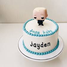 In this boss baby theme all the decoration items including banner, balloons etc. I Heart Baking Boss Baby First Birthday Cake