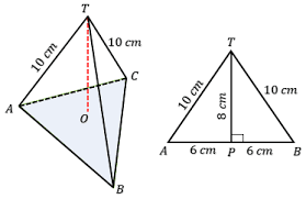 Luas sisi tegak = 4 x (½ x 20 x 25) = 4 x 10 x 25 = 40 x 25 = 1.000 cm². Maretong Rumus Luas Permukaan Limas