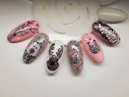 Klaudia On Instagram Nails Wzorki Reczniemalowane Mywork