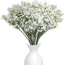 2,791 artificial baby breath flower products are offered for sale by suppliers on alibaba.com, of which decorative flowers & wreaths accounts for 37 there are 1,208 suppliers who sells artificial baby breath flower on alibaba.com, mainly located in asia. Amazon Com Ysber 10pcs Baby Breath Gypsophila Artificial Fake Silk Plants Wedding Party Decoration Real Touch Flowers Diy Home Garden White Furniture Decor