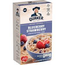 See more of quaker on facebook. Quaker Instant Oatmeal Blueberry Strawberry 1 37 Oz Packets 6 Count Walmart Com Walmart Com