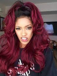 View wigsbuy hot promotion now, we stay in touch with the latest and hottest style, cheap and high quality, you can't miss! Beauty Trend Bold Hair Color For Summer Maroon Hair Burgundy Hair Hair Styles