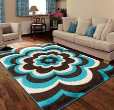 Click the image for larger image size and more details. Home Garden Sisal Seagrass Area Rugs Turquoise Brown Moroccan Modern Soft Shag Shaggy Living Room Bedroom Area Rug