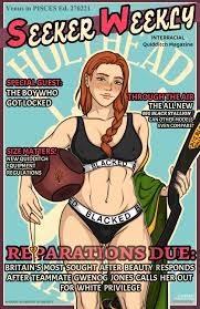 Ginny Weasley Blacked Magazine Cover by MIKKINSFW 