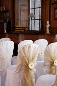 Wedding Chair Covers White Chair Cover Just The White Off White Tulle Wrapped Around The Back Rest Of Wedding Chairs Chair Covers Wedding White Chair Covers