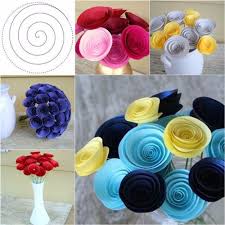 Color blocked test tube vase 34 Diy Paper Flowers For Your Room Diy Projects For Teens