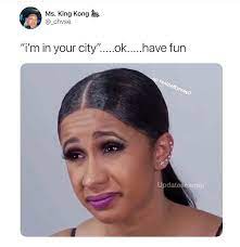 Yallknowwhoiam Meme Faces Cardi B Funny Face Current Mood Meme