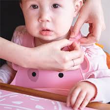 Amazon.com: Silicone Baby Bibs for Baby & Toddler, Adjustable Size, BPA &  Phthalate Free, 6 Month+ : Baby