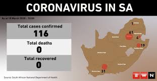 It was first identified in december 2019 in wuhan,. Sa Covid 19 Cases Surpass 100 To Reach 116