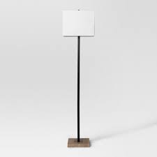 Modern Wood Square Floor Lamp Black Project 62 Black Floor Lamp Square Floor Lamp