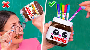 Diys für schulsachen zum essen, die ihr in unter 5 minuten und ohne viele zutaten zuhause nachmachen könnt! 12 Diy Kawaii Schulsachen Schul Life Hacks Youtube