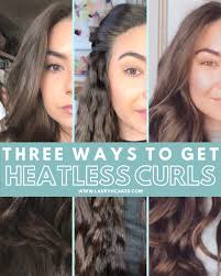But for a wavy look, go for one or two buns. Heatless Curls The Best 3 Techniques To Try Lauryncakes