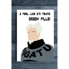 Zoolander Digital Card Download Mugatu Crazy Pills Quote Printable Card Birthday Valentine Chr Birthday Card Printable Funny Comedy Printable Cards