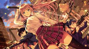 3840x2400 best hd wallpapers of anime 4k ultra hd 1610 desktop backgrounds for pc mac laptop tablet mobile phone. Chica Anime Con Katana Fondo De Pantalla 4k Ultra Hd Id 4649