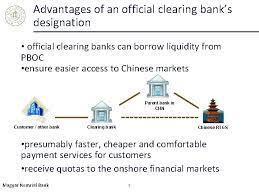 What is clearing in the banking system? Budapest Renminbi Initiative Plenary Meeting Rmb Settlement And