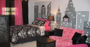 Modern Black White And Blue Bedroom Black White And Pink Modern Girls Bedroom Girls Bedroom Modern Girl Room Cool Kids Rooms