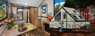 This unique design offers hard sides in a folding camper. Hard Side Hard Side High Wall Series Vacations Like A Larger Travel Trailer And Stores Like A Camper The Hard S Rv Sales Near Me Travel Trailer Tent Campers
