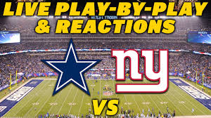 Dallas Cowboys vs New York Giants | Live Play-By-Play & Reactions