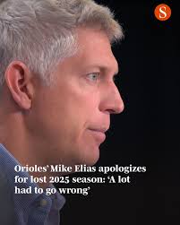 Orioles executive president and general manager Mike Elias apologized to  Orioles fans