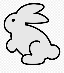 Cute rabbit coloring pages printable march 16, 2021 january 24, 2020 by coloring rabbits are small mammals with short, smooth, mustachioed and distinctive tails with long ears. Easter Bunny Rabbit Download Black Cute Bunny Coloring Pages Png White Bunny Png Free Transparent Png Images Pngaaa Com