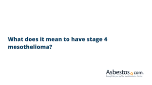 The average life expectancy for stage 4 patients is 6 to 12 months. Stage 4 Mesothelioma Life Expectancy Palliative Treatments