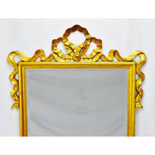 Carolina mirror is located in north wilkesboro, north carolina. Vintage Carolina Mirror Company Gilt Framed Bow Top Beveled Mirror Chairish