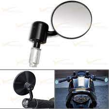 Pin On Black Cnc Convex 7 8 Handle Bar End Mirror For Buell Cafe Racer Sport Bike