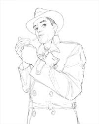 1950s Detective On Behance Beauty Art Drawings Art Drawings Sketches Drawings