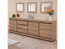 Le bois clair d'apparence immaculée s'assortit parfaitement au cuir pour une alliance simple qui s'approche de la. Enfilade 250 Cm Contemporaine Couleur Bois Clair Marlon Nouvomeuble Ma 82ca182enfi Cuira Pas Cher Ubaldi Com