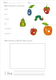 Count how many strawberries, plums, and oranges he ate and then color them in. The Very Hungry Caterpillar Text Bitem