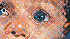 How Painting Saved A Man With Paralysis Chuck Close Close Up Art Chuck Close Portraits