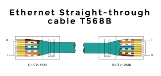 Pinout of ethernet 10 100 mbit cat 5 network cable wiring and layout of 8 pin rj45 8p8c male connector and 8 pin rj45 8p8c. How To Make An Ethernet Cable Crossover Straight Through Method Plc Academy