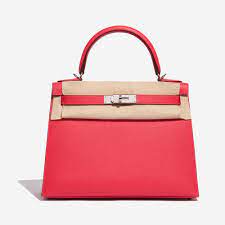 Hermes Kelly 28 Epsom Rose Extreme Saclab