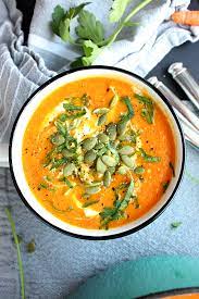 Healthy Carrot Soup With Ginger Recipe Carrot Soup Healthy Soup Recipes Soup Recipes