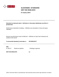 Redate de standarde sau ghiduri profesionale şi concretizată de regulă,. Iso 9836 2017 Performance Standards In Building Definition And Calculation Of Area And Space