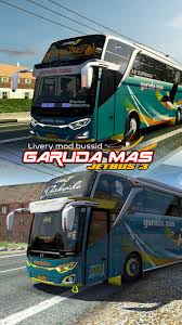 Livery bussid bimasena sdd ini mempunyai tampilan skin bussid double decker. Livery Mod Bussid Jb3 Garuda Mas For Android Apk Download