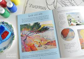 Seurat and signac often featured landscapes in their paintings. Fingerprint Pointillism Painting For Kids Inspired By Seurat