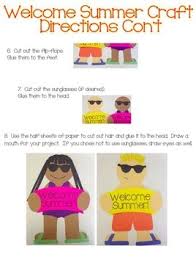 Best farmhouse paint colors pinterest preschool summer crafts. Welcome Summer Craft Summer Crafts School Kids Crafts Camping Crafts