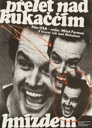 One Flew Over the Cuckoo's Nest Original Vintage Movie Poster, Czech, 1978  for sale at Pamono