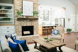 Family room design ideas with a fireplace. Episode 05 The House Of Symmetry Home Fixer Upper Living Room Renovation