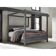 Liven it up with a colorful duvet and throw pillows, hang a decorative mesh canopy on top to add sophistication, or simply use sheets in solid colors and lined patterns for the full vintage effect. Bedroom Sets Baystorm B221 7 Pc King Canopy Bedroom Set At Peter S Home Harmony