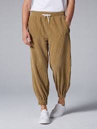 Mens Plain Solid Color Ankle Banded Drawstring Side Pocket Pants