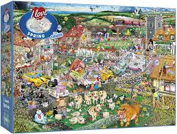 While artwork, piece size, and. I Love Spring 1000 Piece Jigsaw Puzzle Sustainable Puzzle For Adults Premium 100 Recycled Board Great Gift For Adults Gibsons Games Amazon Co Uk Toys Games