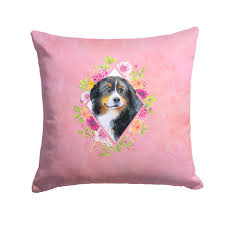 Feb 14, 2020 · the point is for your dog to sniff for treats hidden in the fabric. Bernese Mountain Dog Pink Flowers Fabric Decorative Pillow Fruugo Bh